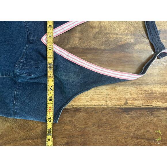 Vintage Tommy Hilfiger Women's Halter Neck Denim Jean Dress Size 12 Y2K 2000s - Picture 4 of 10